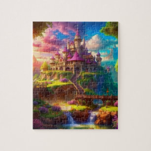 Fairytale castle. Princess Castle Jigsaw Puzzle