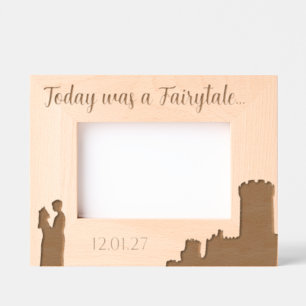 Fairytale Castle Princess Wedding Etched Frames