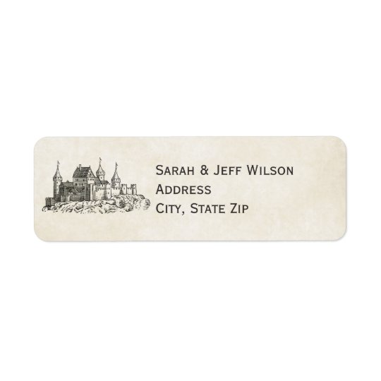 Fairytale Castle Return Address Labels