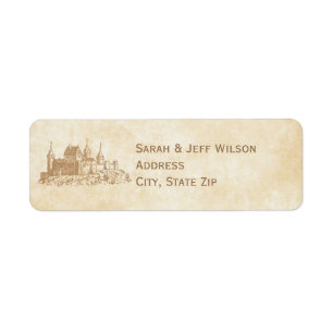 Fairytale Castle Return Address Labels