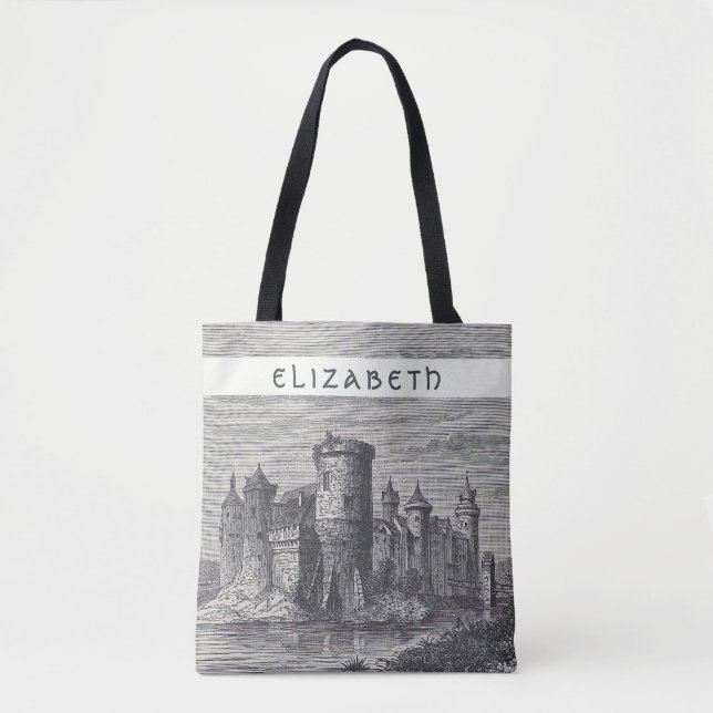 Fairytale Castle | Rouen France Chateau Tote Bag (Front)