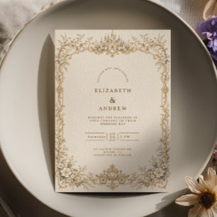 Fairytale Castle Wedding  Invitation
