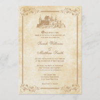 Fairytale Castle Wedding Invitations