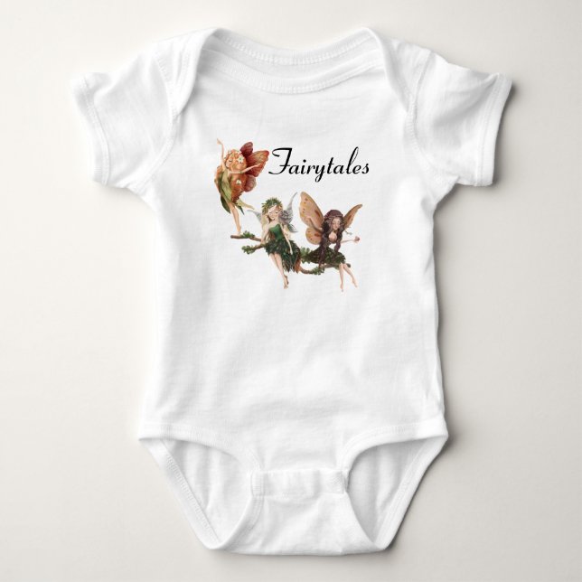 Fairytale Fairy Magic Baby Bodysuit (Front)