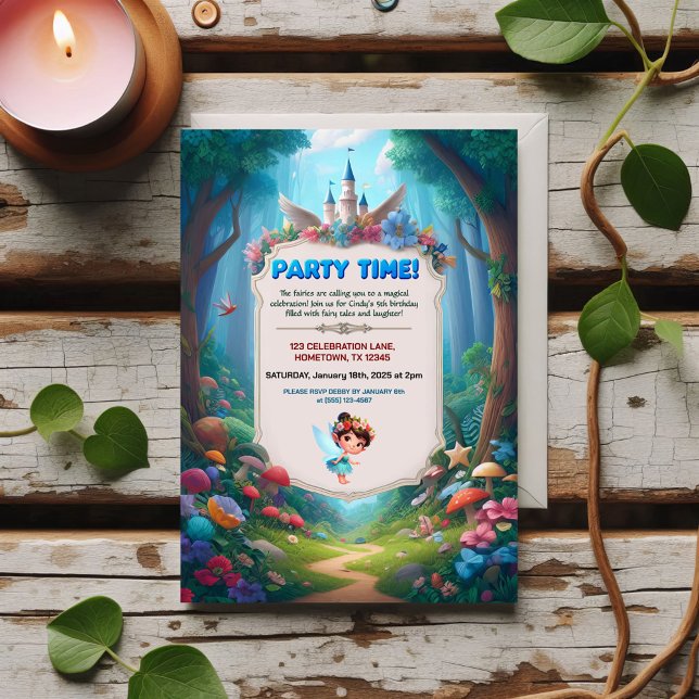 Fairytale Forest Birthday Invitation (Creator Uploaded)