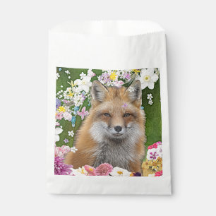 Fairytale Fox in Field of Flowers Favour Bag