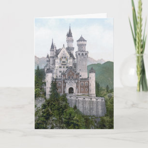 Fairytale German Castle Card