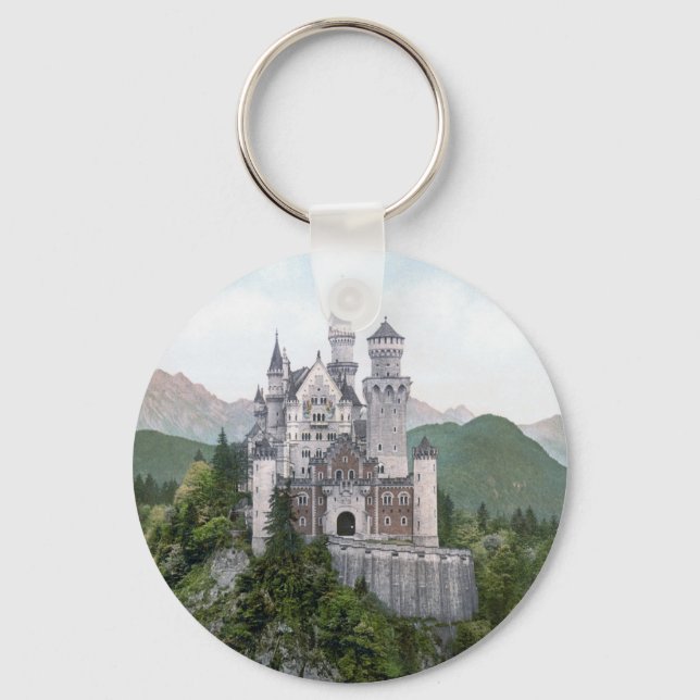 Fairytale German Castle Keychain (Front)