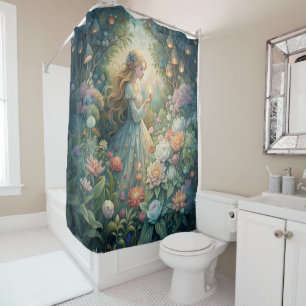 Fairytale Girl Garden Floral Lanterns Magical