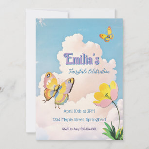 Fairytale Girl's Birthday Invitation