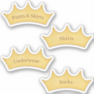 Fairytale Kids Room Storage & Organization Labels