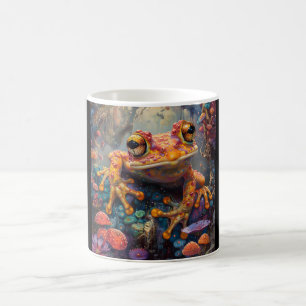 Fairytale magic frog coffee mug