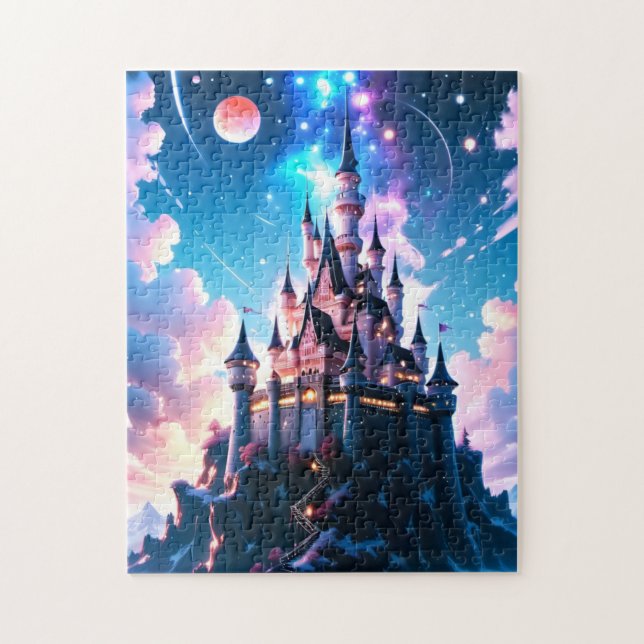 Fairytale Magical Castle Fantasy Art Jigsaw Puzzle (Vertical)