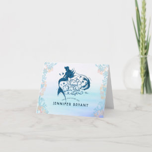 Fairytale Mermaid Under the Sea Thank You Card