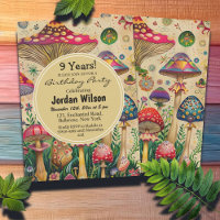 Fairytale Mushrooms 9th Birthday Party