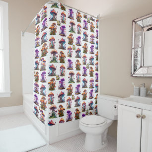 Fairytale Mushrooms and Frogs