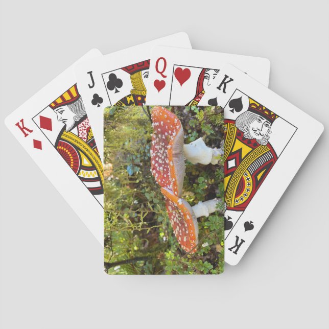 Fairytale Mushrooms Playing Cards (Back)