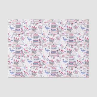 Fairytale Pop Up Book Castle White Tissue Paper