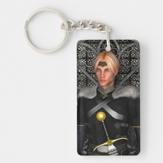 Fairytale Prince Keychain (Front)