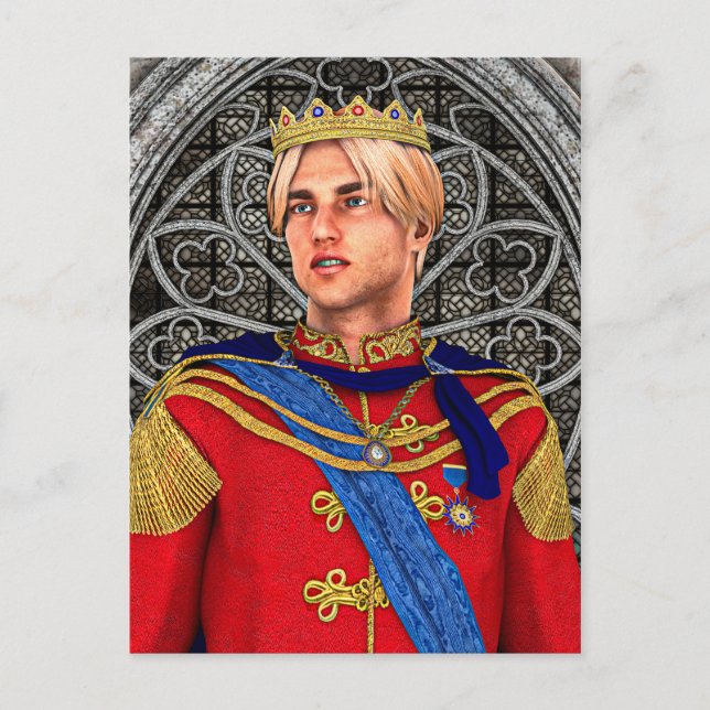 Fairytale Prince Postcard (Front)