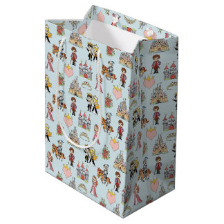 Fairytale Princess and Knight Pattern Gift Bag
