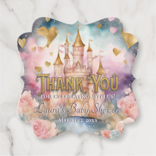 Fairytale Princess Baby Shower Thank You Favour Tags
