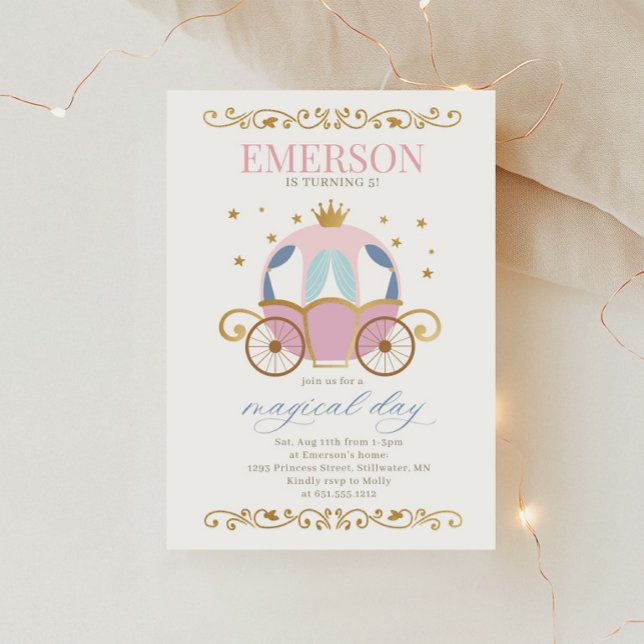 Fairytale Princess Birthday Invitation (Creator Uploaded)