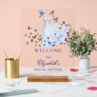 Fairytale Princess Dress Bridal Shower Welcome