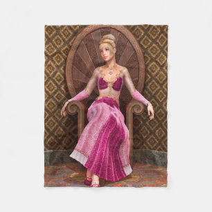 Fairytale Princess Fleece Blanket