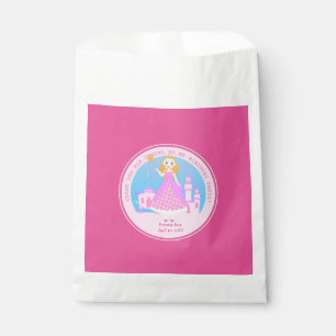 Fairytale Princess in Pink  Birthaday Party Favour Bag