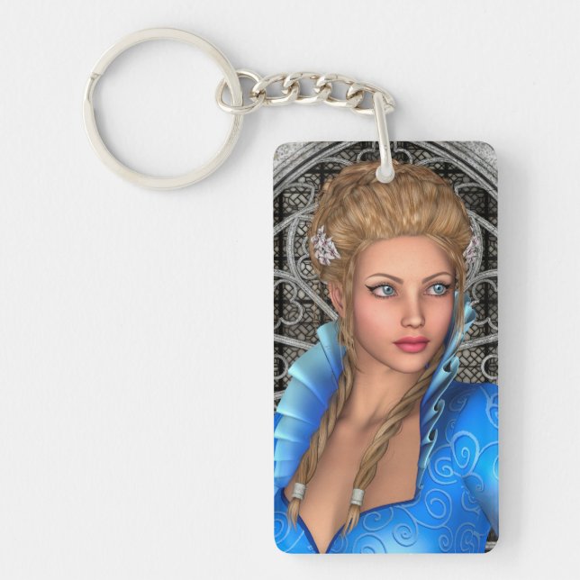 Fairytale Princess Keychain (Front)