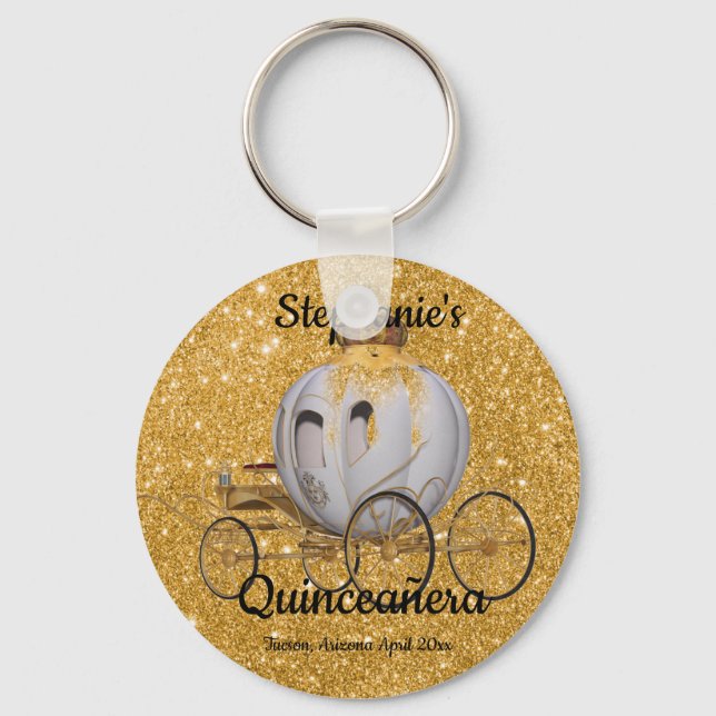 FairyTale Princess Quinceanera   Keychain (Front)