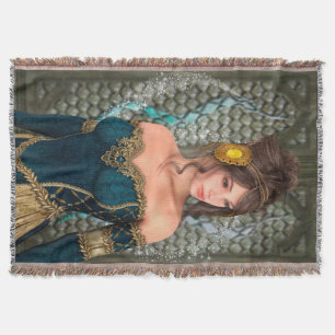 Fairytale Princess Throw Blanket