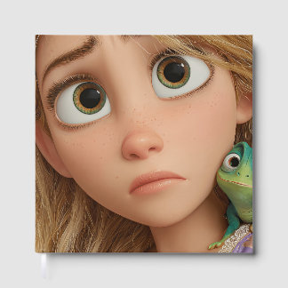 Fairytale Princess Wedding Guest Book Long Golden 