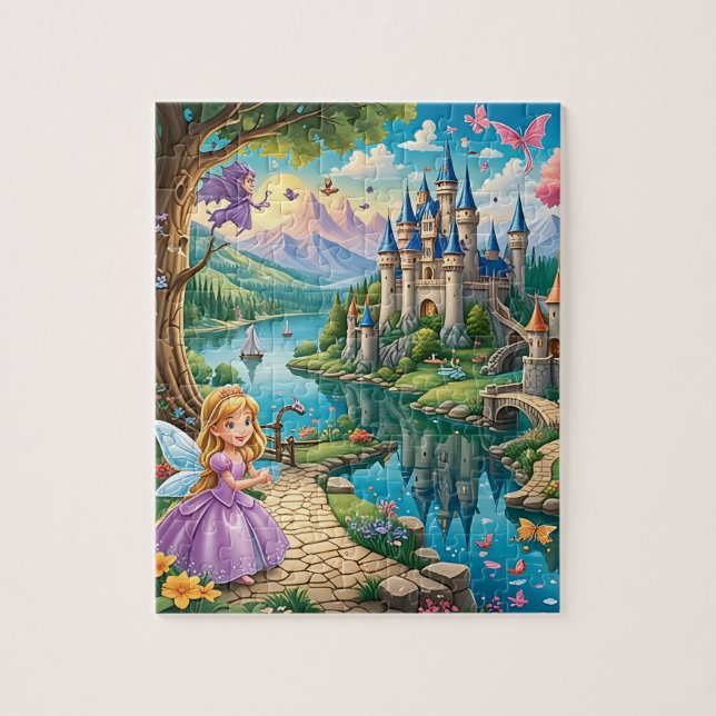 Fairytale puzzle, 20.3 cm x 25.4 cm, 110 parts jigsaw puzzle (Vertical)