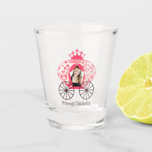 Fairytale Royal Princess Carriage Girl Birthday  Shot Glass