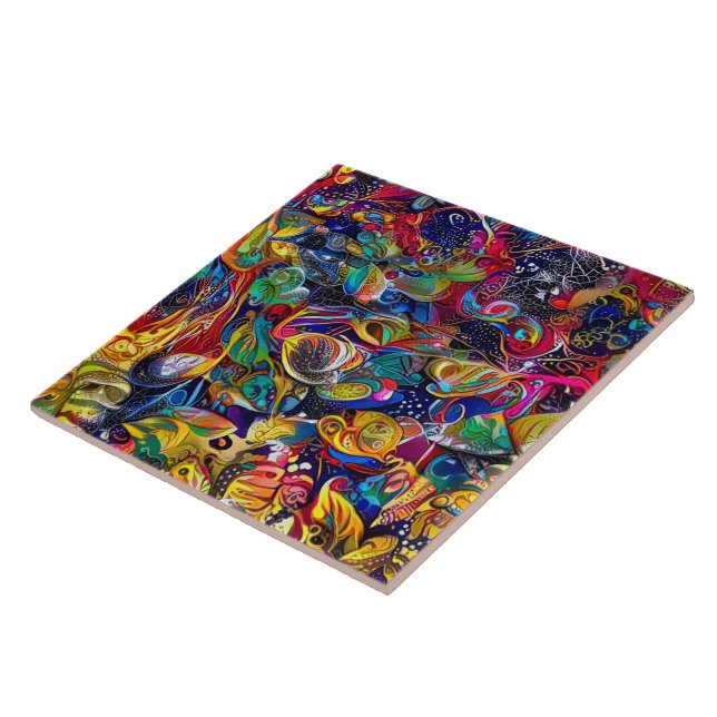 Fairytale Sea Ceramic Tile (Side)