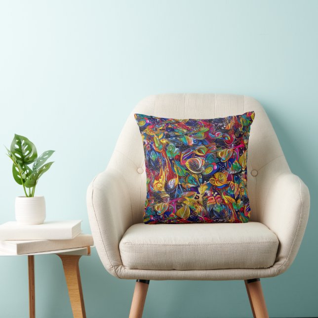 Fairytale Sea Throw Pillow (Chair)
