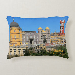 Fairytale Sintra Palace photo, in Portugal Accent Pillow