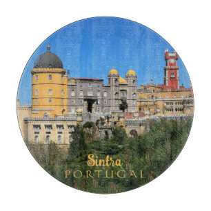 Fairytale Sintra Palace photo, in Portugal Cutting Board