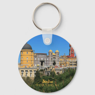 Fairytale Sintra Palace photo, in Portugal Keychain