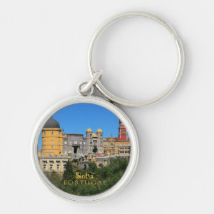 Fairytale Sintra Palace photo, in Portugal Keychain