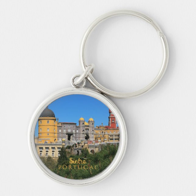 Fairytale Sintra Palace photo, in Portugal Keychain (Front)