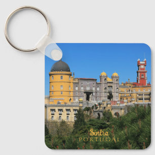 Fairytale Sintra Palace photo, in Portugal Keychain