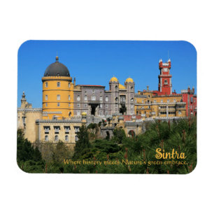 Fairytale Sintra Palace photo, in Portugal Magnet