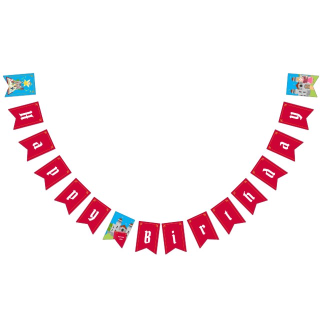 Fairytale Stories Girl Birthday Party Bunting Flags (All)