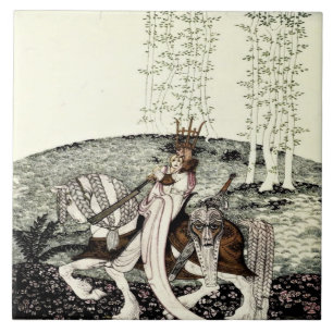 Fairytale Took Her Home Kay Nielson Tile