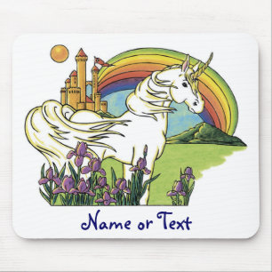 Fairytale Unicorn Mouse Pad