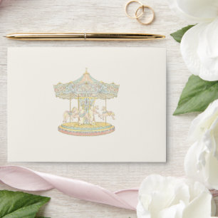 Fairytale Vintage Amusement Park Envelope