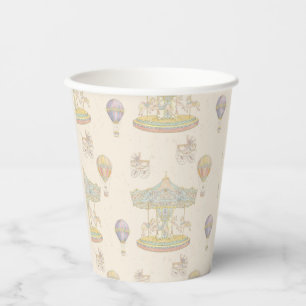 Fairytale Vintage Amusement Park Paper Cups